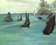 Edouard Manet The Beach at Sainte Adresse China oil painting reproduction